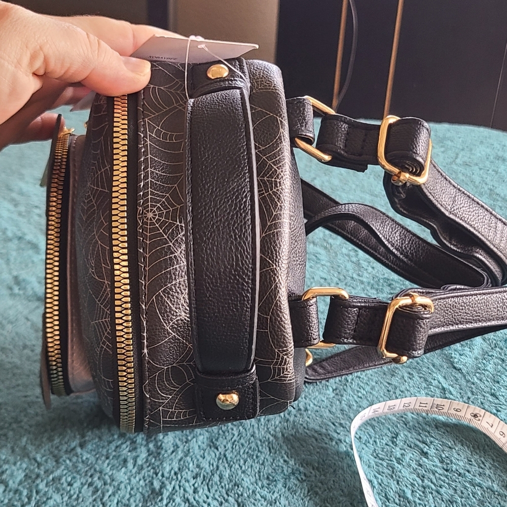 NWT Betsey Johnson Spider Web Cat Backpack - Picture 7 of 14